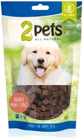 Bild på 2pets Dogsnack Rabbit MiniCubes 100 g