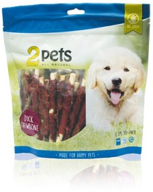 Bild på 2pets Tuggpinne m ankfilé 12cm 30-pack 400g