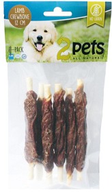 Bild på 2pets Tuggpinne m lamm 12cm 6-pack 70g