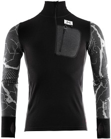 Bild på Aclima M's Lars Monsen Polo Jet Black/Marengo/Femunden Dark