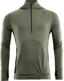 Bild på Aclima M's LightWool Hoodie Ranger Green/Jet Black