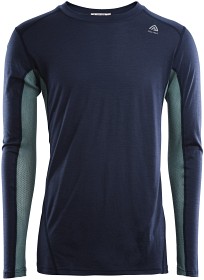 Bild på Aclima M's LightWool Sportshirt Navy Blazer/North Atlantic