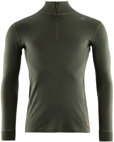 Bild på Aclima M's WarmWool Mockneck Olive Night