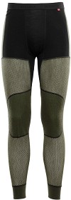 Bild på Aclima M's WoolNet Hybrid Longs Jet Black/Olive Night/Dill