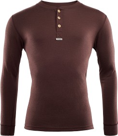 Bild på Aclima Warmwool Granddad Shirt Man Bitter Chocolate