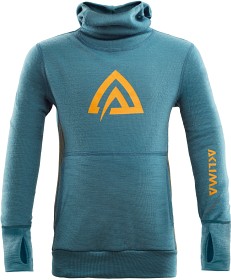 Bild på Aclima Warmwool Hood Sweater Children Tapestry/Olive Night