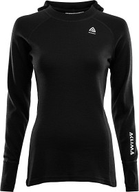 Bild på Aclima WarmWool Hood Sweater Woman Jet Black