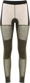 Bild på Aclima WoolNet Hybrid Longs Woman Olive Night/Beige Melange/Jet Black
