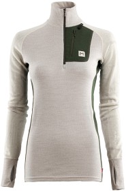 Bild på Aclima W's Lars Monsen Polo Beige Melange/Olive Night/Femundenlight