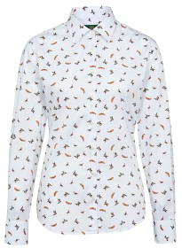 Bild på Alan Paine W's Lawen Printed Cotton Shirt White