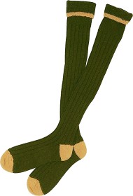 Bild på Barbour Contrast Gun Stockings Olive/Gold 