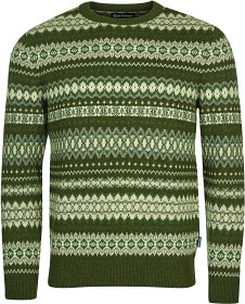 Bild på Barbour M's Case Fairisle Crew Olive