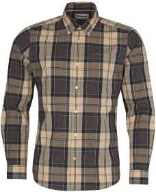 Bild på Barbour M's Sandwood Tailored Fit Shirt Stone