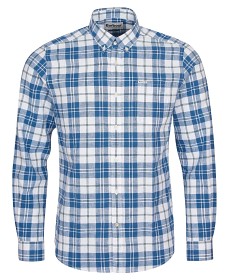 Bild på Barbour M's Thorpe Tailored Shirt Mid Blue