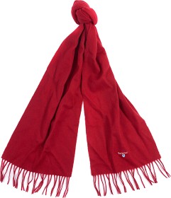 Bild på Barbour Plain Lambswool Scarf Red
