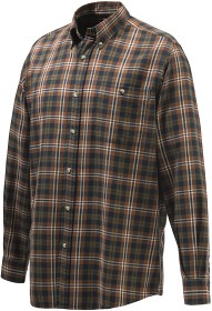 Bild på Beretta Wood Flannel Button Down Shirt Tobacco
