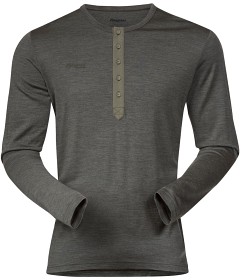 Bild på Bergans M's Henley Wool Shirt Seaweed Melange