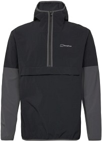 Bild på Berghaus Ms Wandermoor Wind Smock Jet Black/Grey Pinstripe