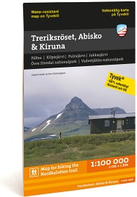Bild på Calazo Fjällkarta Treriksröset, Abisko & Kiruna 1:100 000