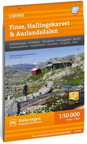 Bild på Calazo Turkart Finse, Hallingskarvet & Aurlandsdalen, 1:50 000