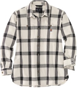Bild på Carhartt W's Heavyweight Twill L/S Plaid Shirt Malt