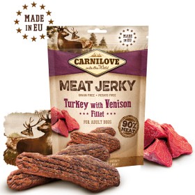Bild på Carnilove Jerky Turkey with Venison Fillet 100 g