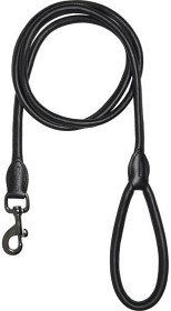 Bild på Catago Leather Round Dog Lead Black 1,5 m