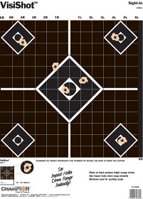 Bild på Champion Inskjutningstavla Självmark. 5-delad 13x18 (10st)