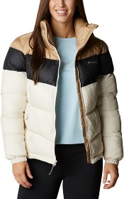 Bild på Columbia W's Puffect Color Blocked Jacket Chalk / Black / Beach