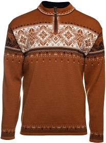 Bild på Dale of Norway Blyfjell Sweater Unisex Copper / Offwhite / Coffee / Redrose