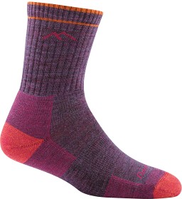 Bild på Darn Tough W's Hiker Micro Crew Sock Cushion Plum Heather