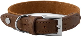 Bild på Denjo Dogs Signature Hundhalsband Brown/Mustard XL-XXL