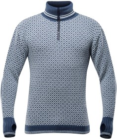 Bild på Devold Slogen Zip Neck Unisex Night/Offwhite