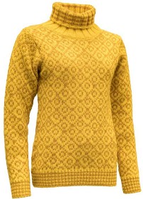 Bild på Devold Svalbard Sweater High Neck Unisex Cyber/Arrowwood