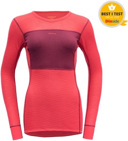 Bild på Devold W's Wool Mesh Shirt Beetroot/Poppy