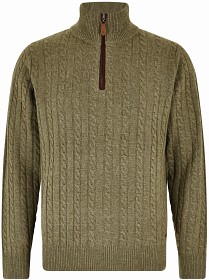 Bild på Dubarry M's Cronin Wool Zip Dusky Green