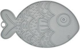 Bild på Fiboo Fishka Slickmatta 21 cm Ljusgrå