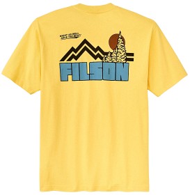 Bild på Filson M's S/S Frontier Graphic T-Shirt Aspen Gold / Sun
