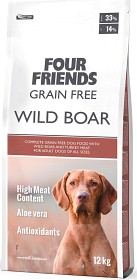 Bild på Four Friends Dog Grain Free Wild Boar 12 kg