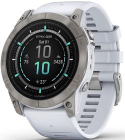 Bild på Garmin EPIX PRO (G2) 51mm Sapphire Titanium with Whitestone Band