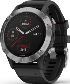 Bild på Garmin Fenix 6 Silver with Black Band