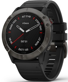 Bild på Garmin Fenix 6X Sapphire Graphite with Black Band