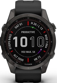 Bild på Garmin Fenix 7S Sapphire Solar Carbon Gray Titanium