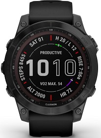 Bild på Garmin Fenix 7X Sapphire Solar Carbon Gray Titanium