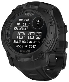 Bild på Garmin Instinct® 3 50 mm Solar Tactical Edition Svart med Svart Armband