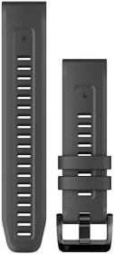 Bild på Garmin QuickFit 22 mm Graphite Silicone Band