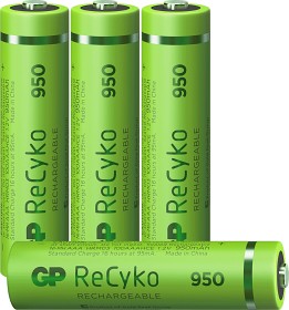 Bild på GP ReCyko AAA-batteri 950mAh, 4-pack Laddningsbart