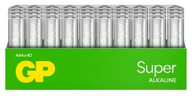 Bild på GP Super Alkaline AAA-batteri, 24A/LR03 40-pack