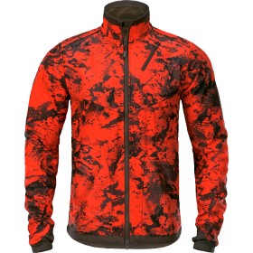 Bild på Härkila Wildboar Pro Reversible Fleece Jacka Willow Green/AXIS MSP®Orange Blaze