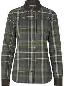Bild på Härkila W's Pajala Long-Sleeved Shirt Olive Check